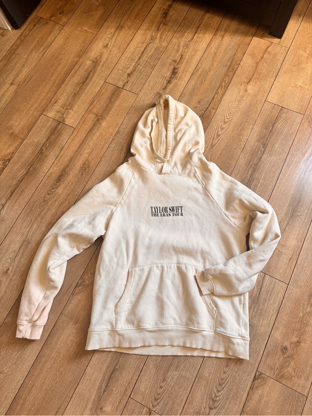 Taylor Swift - The Eras Tour Cream Pullover Hoodie with Tour Label